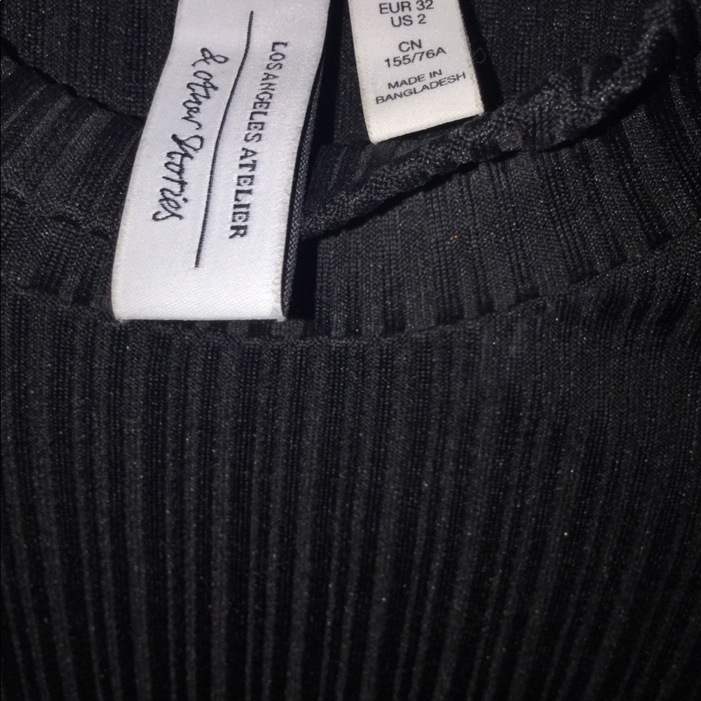 Long sleeve crop top